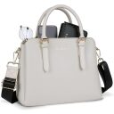 Bugatti Dámska kabelka bowling bag Ella M 493623S50 krémová bočný pohľad
