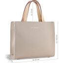 Bugatti kabelka Tote Bag Mini Ella 49664350 béžová rozmery