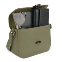Bugatti Crossbody kabelka cez rameno Nela 49384820 svetlozelená priehradky