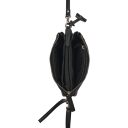 BURKELY Dámska crossbody kožená kabelka Soft Skylar 1000343.85.10 čierna
