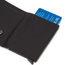 The Chesterfield Brand Malá kožená peňaženka - puzdro na karty RFID C08.045600 Frankfurt čierna