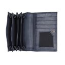 The Chesterfield Brand Dámska kožená peňaženka RFID Avola C08.050510 modrá vnútro