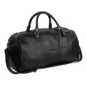 The Chesterfield Brand Kožená cestovná taška - weekender C20.000400 William čierna