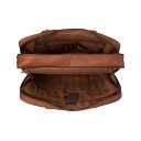 The Chesterfield Brand Kožená business brašňa na notebook 15" Boston C40.108631 koňaková - otvorená