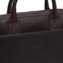 The Chesterfield Brand Kožená taška na notebook 14" Tilbury C40.109701 hnedá logo