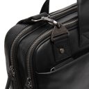 The Chesterfield Brand Kožená taška na notebook 15" Iseo C40.110000 čierna detail