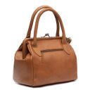 The Chesterfield Brand Dámska kožená crossbody kabelka s rámikom Chili C48.126931 koňaková - zadná strana