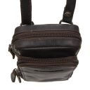 The Chesterfield Brand Kožená crossbody kabelka na mobil Valdes C48.132501 hnedá