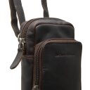 The Chesterfield Brand Kožená crossbody kabelka na mobil Valdes C48.132501 hnedá