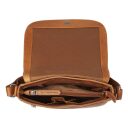 The Chesterfield Brand Dámska crossbody kabelka Everglades C48.132631 koňaková vnútro