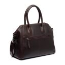 The Chesterfield Brand Elegantná kabelka do ruky aj cez rameno Marsala C48.133101 hnedá zadná strana