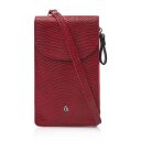 Castelijn & Beerens Elegantná kabelka na mobil Donna 809881 červená