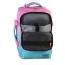 BestWay Cestovný batoh 40x25x20 cm Cabin Pro Smal 40290-2522 modro-ružový vrecko na notebook
