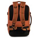 BestWay Cestovný batoh 40x25x20 cm Cabin Pro Small 40328-1500 tekvicovo oranžový zadná strana