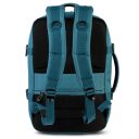 BestWay Cestovný batoh 40x25x20 cm Cabin Pro Small 40328-4600 tyrkysovo modrý zadná strana