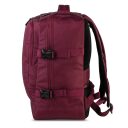BestWay Cestovný batoh 40x25x20 cm Cabin Pro Small 40328-5100 červeno fialový bočná strana pravá
