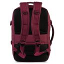 BestWay Cestovný batoh 40x25x20 cm Cabin Pro Small 40328-5100 červeno fialový zadná strana