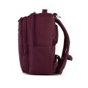 BestWay Cestovný batoh 40x25x20 cm Cabin Pro Ultimate Small 40326-4800 vínovo červený bočná strana pravá