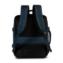BestWay Cestovný batoh 40x30x20 cm Cabin Pro 40359-0600 tmavomodrý zadná strana