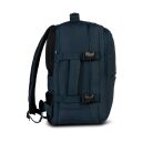 BestWay Cestovný batoh 40x30x20 cm Cabin Pro 40359-0600 tmavomodrý ľavá strana