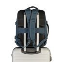 BestWay Cestovný batoh 40x30x20 cm Cabin Pro 40359-0600 tmavo modrý popruh na vozík kufra