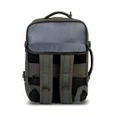 BestWay Cestovný batoh 40x30x20 cm Cabin Pro 40359-2600 olivový zadný priečinok