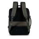 BestWay Cestovný batoh 40x30x20 cm Cabin Pro 40359-2600 olivový zadná strana