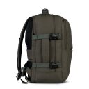 BestWay Cestovný batoh 40x30x20 cm Cabin Pro 40359-2600 olivový ľavá strana
