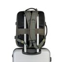BestWay Cestovný batoh 40x30x20 cm Cabin Pro 40359-2600 olivový popruh na vozík kufra