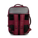 BestWay Cestovný batoh 40x30x20 cm Cabin Pro 40359-4800 bordový zadné vrecko