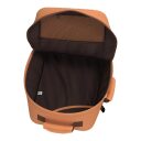 CabinZero Cestovný batoh do lietadla Classic 36L 172407 oranžový otvorený