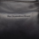 The Chesterfield Brand Kožená cestovná taška - weekender Conor C20.004800 čierna logo