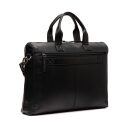 The Chesterfield Brand Kožená taška cez rameno na notebook Levanto C40.109100 čierna zadná strana