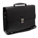 The Chesterfield Brand Kožená aktovka na notebook Salvatore C40.110100 čierna