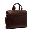 The Chesterfield Brand Kožená taška cez rameno na notebook Levanto C40.109101 hnedá zadná strana