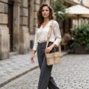 Daniel Ray crossbody kabelka Ganspan DRS16.1685.19 béžová cez rameno