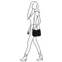 Daniel Ray Crossbody kabelka Hotazel DR25.1689.00 čierna na postave