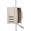 BURKELY Crossbody kabelka na mobil Cool Colbie 1000859.29.12 svetlosivá otvorená