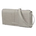 BURKELY Crossbody kabelka na mobil Cool Colbie 1000859.29.12 svetlo sivá bočný pohľad