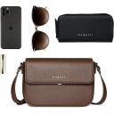 Bugatti Crossbody kabelka cez rameno ALMATA M 49666302 hnedá doplnky