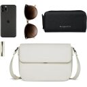 Bugatti Crossbody kabelka cez rameno ALMATA M 49666350 smotanová doplnky