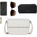Bugatti Crossbody kabelka cez rameno ALMATA  S 49666250 smotanová