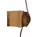 BURKELY dámska crossbody kabelka Fine Florence 1001703.34.23 hnedá otvorená