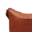 Dámska kožená crossbody kabelka / taška cez rameno The Chesterfield Brand Henderson koňaková C48.130931 - detail vrecka na prednej strane