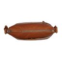 Malá kožená crossbody kabelka / taška cez rameno The Chesterfield Brand Henderson koňaková C48.130931 - hlavná priehradka na zips