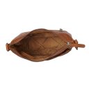 Dámska kožená crossbody kabelka / taška cez rameno The Chesterfield Brand Henderson koňaková C48.130931 - otvorená