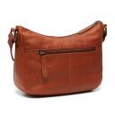 The Chesterfield Brand Malá kožená kabelka cez rameno / crossbody Henderson koňaková C48.130931 - zadná strana