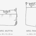 Aunts & Uncles kabelka cez rameno / crossbody 2v1 Grandma´s Luxury Club Mrs. Muffin 40301-116 sivá porovnanie