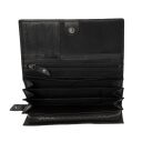 The Chesterfield Brand dámska kožená peňaženka RFID Arvento C08.054700 čierna otvorená
