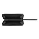 Bugatti dámska kožená peňaženka RFID Black Magic 49127001 čierna otvorená